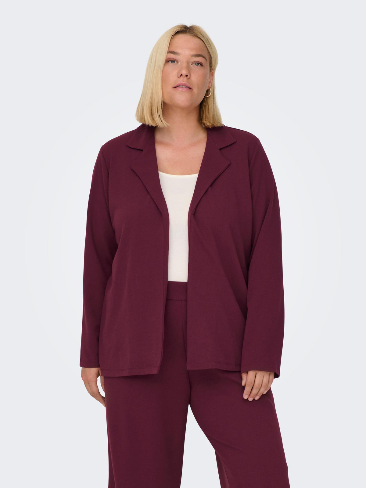 Only Carmakoma Blazer in Wine