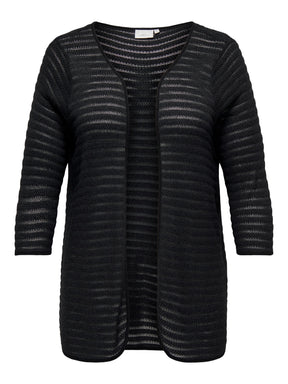 Only Carmakoma 3/4 Cardigan in Black