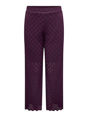 Only Carmakoma Aubrey Trousers in Wine