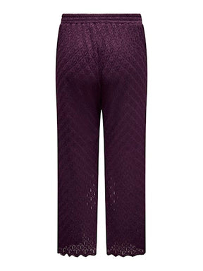 Only Carmakoma Aubrey Trousers in Wine