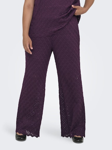 Only Carmakoma Aubrey Trousers in Wine