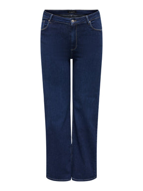 Only Carmakoma Willy Wide Jeans in Dark Blue