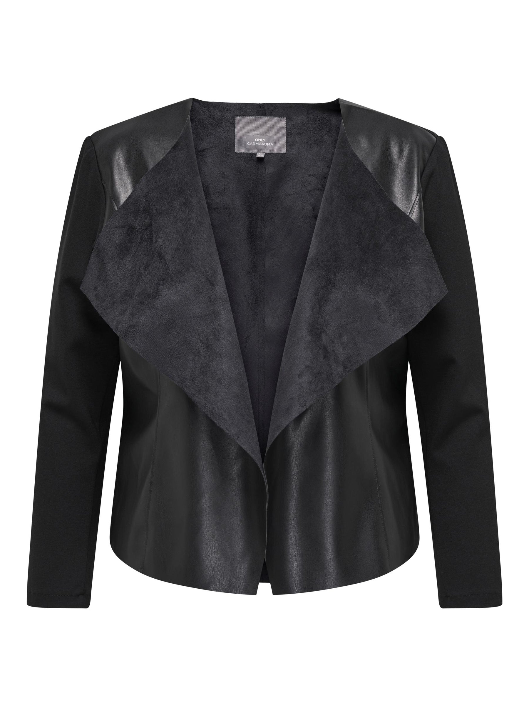 Only Carmakoma Leather Look Jacket