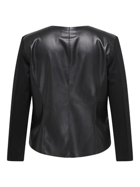 Only Carmakoma Leather Look Jacket