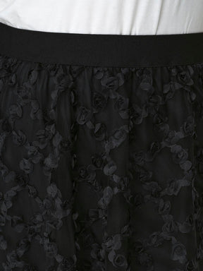 Only Carmakoma Applique Flower Skirt