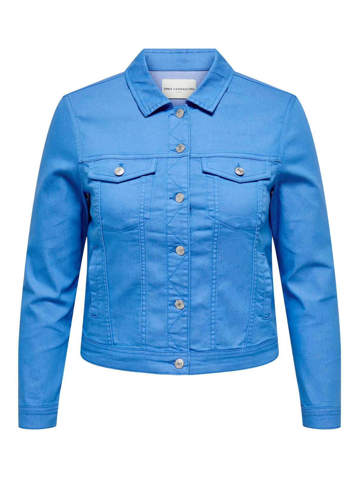 Only Carmakoma Denim Jacket in French Blue