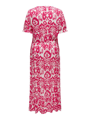 Only Carmakoma Chianti Dress in Pink