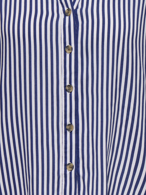 Only Carmakoma Yasmin Shirt in Blue Stripe  