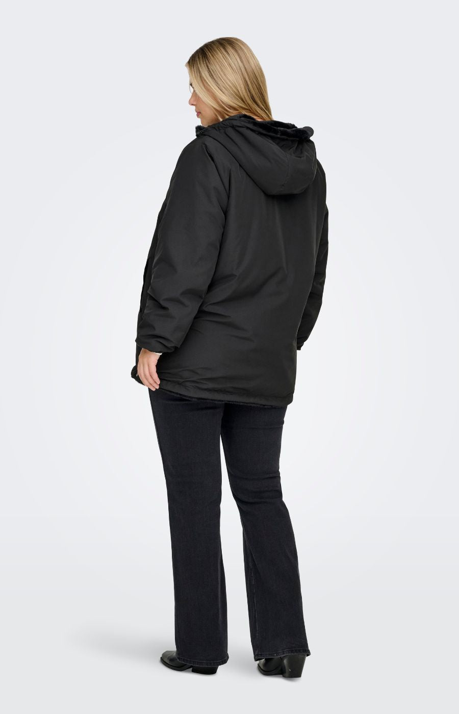 Only Carmakoma 2 Way Candy Coat in Black