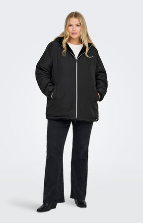 Only Carmakoma 2 Way Candy Coat in Black