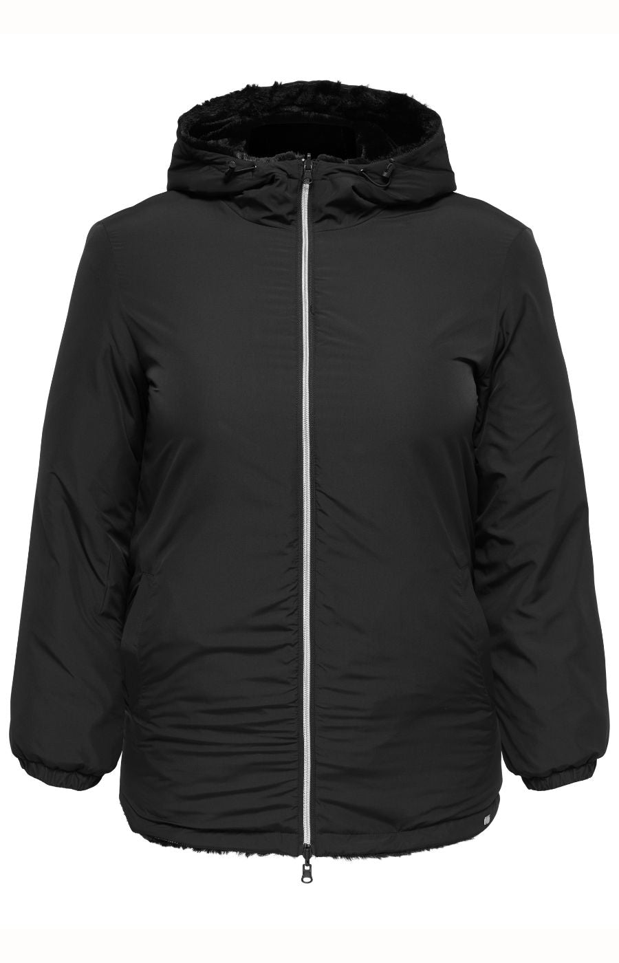 Only Carmakoma 2 Way Candy Coat in Black