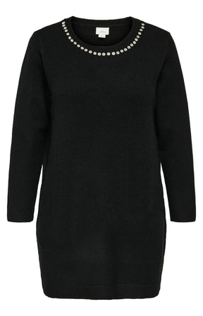 Only Carmakoma Abby Knit Dress in Black