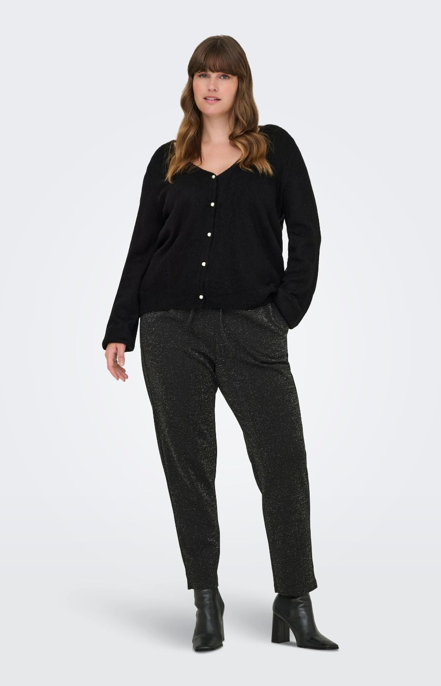 Only Carmakoma Adele Cardigan in Black