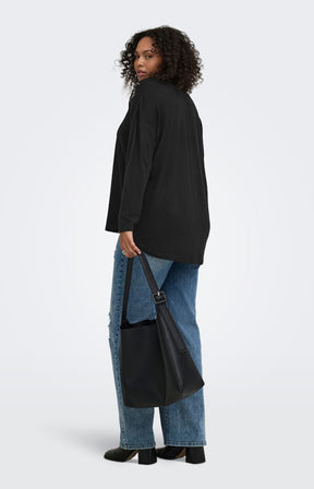 Only Carmakoma Alba Rhinestone Top in Black 