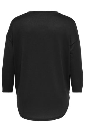 Only Carmakoma Alba Rhinestone Top in Black 