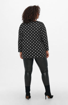 Only Carmakoma Alba Top in Black Dot 