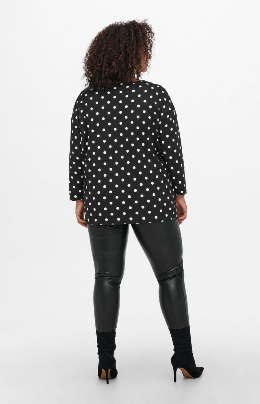 Only Carmakoma Alba Top in Black Dot 
