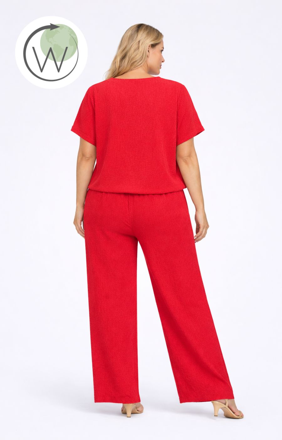 Only Carmakoma Anna Blouse in Red 