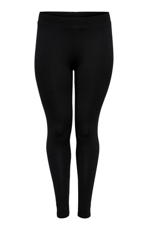 Only Carmakoma Black Cotton Leggings 