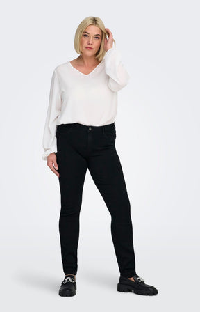 Only Carmakoma Black Skinny Jeans 