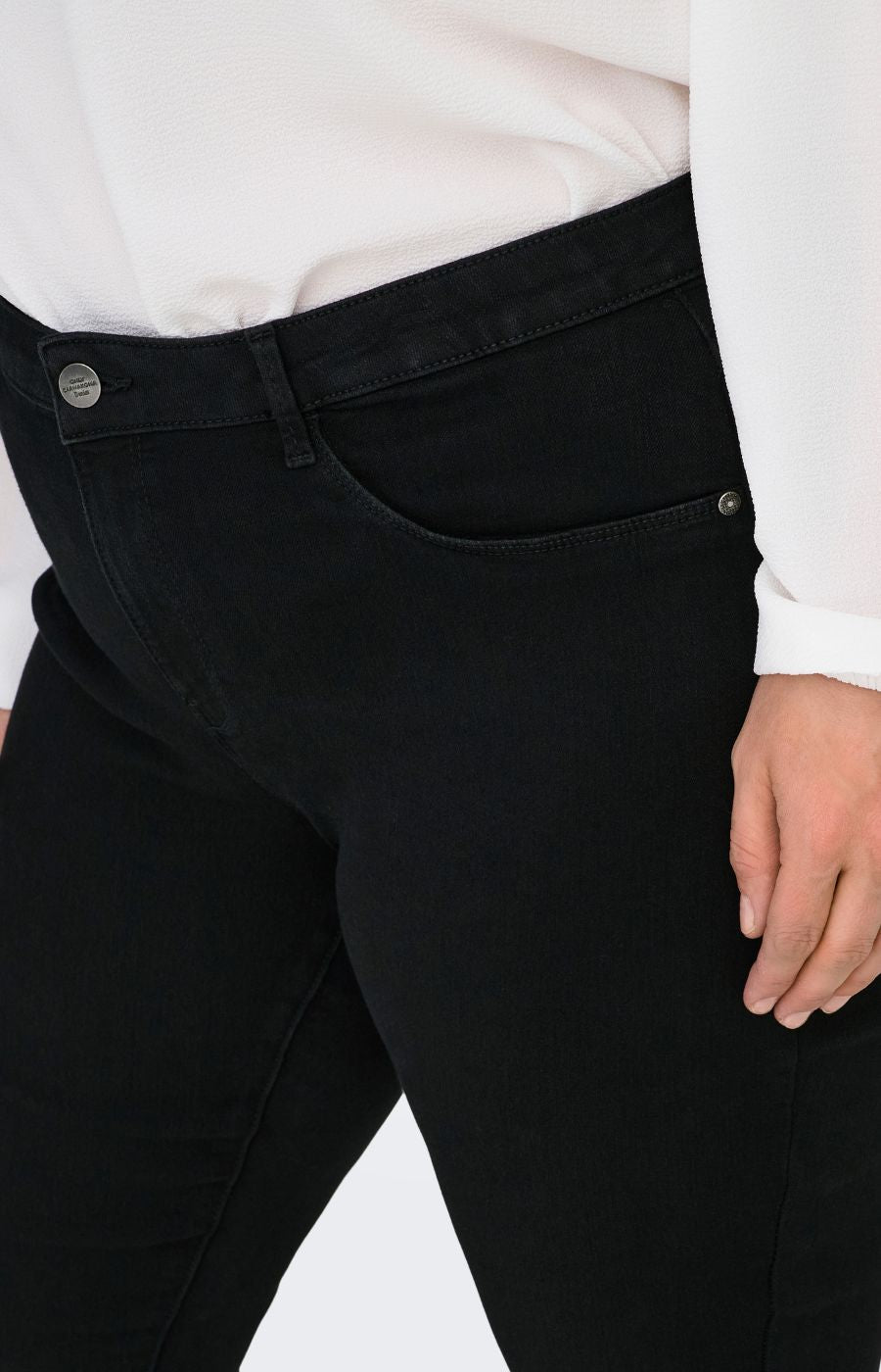Only Carmakoma Black Skinny Jeans 