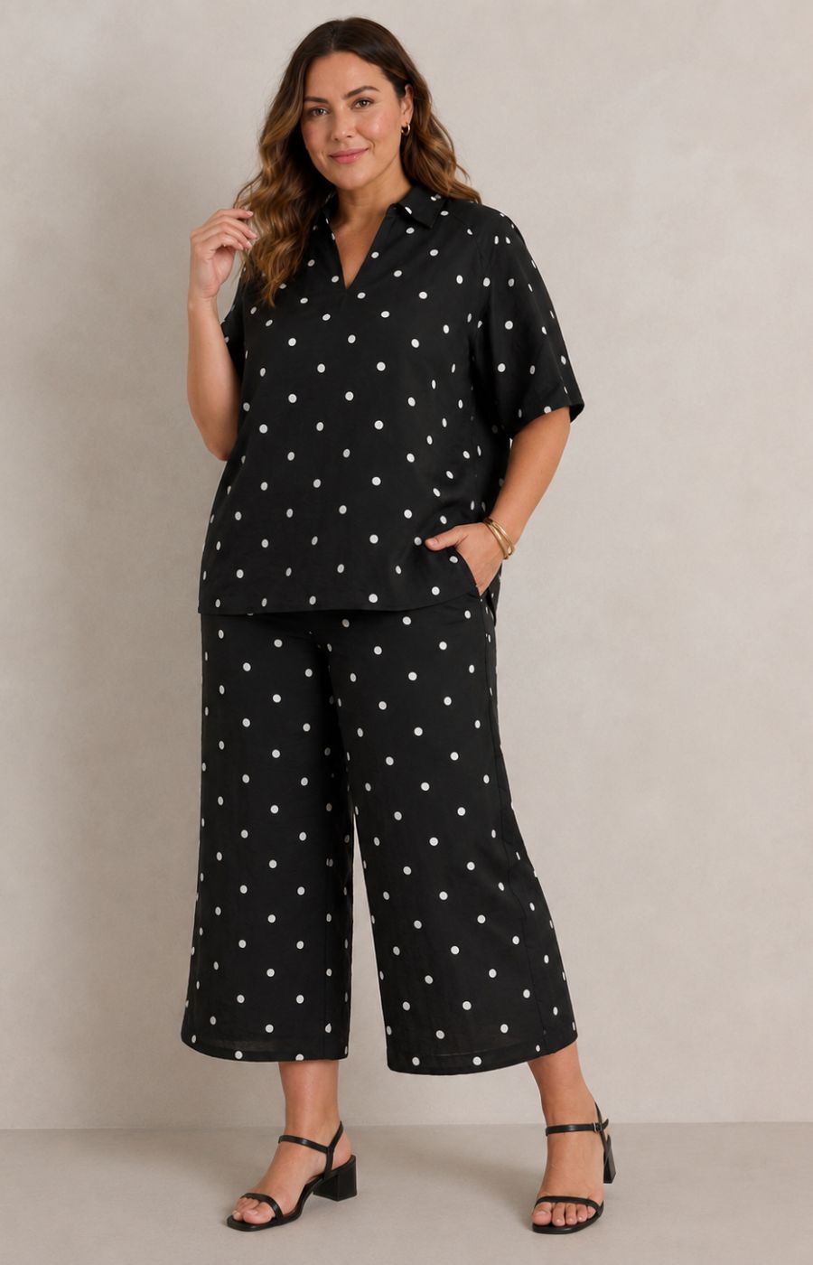 Only Carmakoma Carrie Culottes in Black 