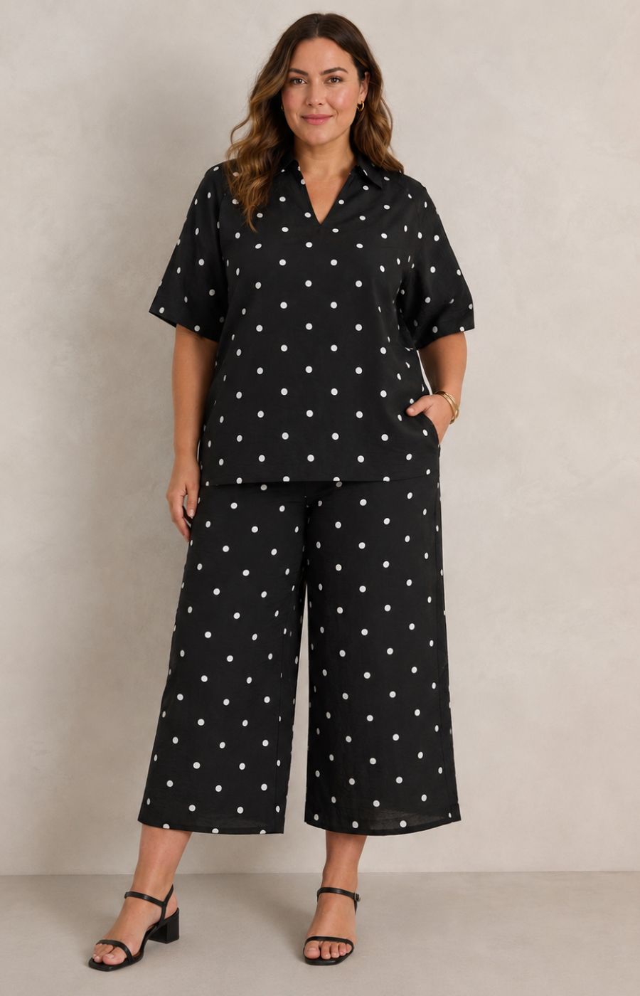Only Carmakoma Carrie Culottes in Black 