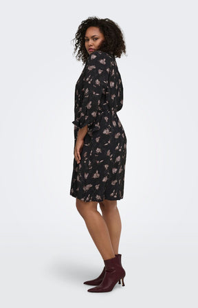 Only Carmakoma Carrie Dress in Dark Brown 