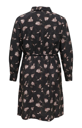 Only Carmakoma Carrie Dress in Dark Brown 