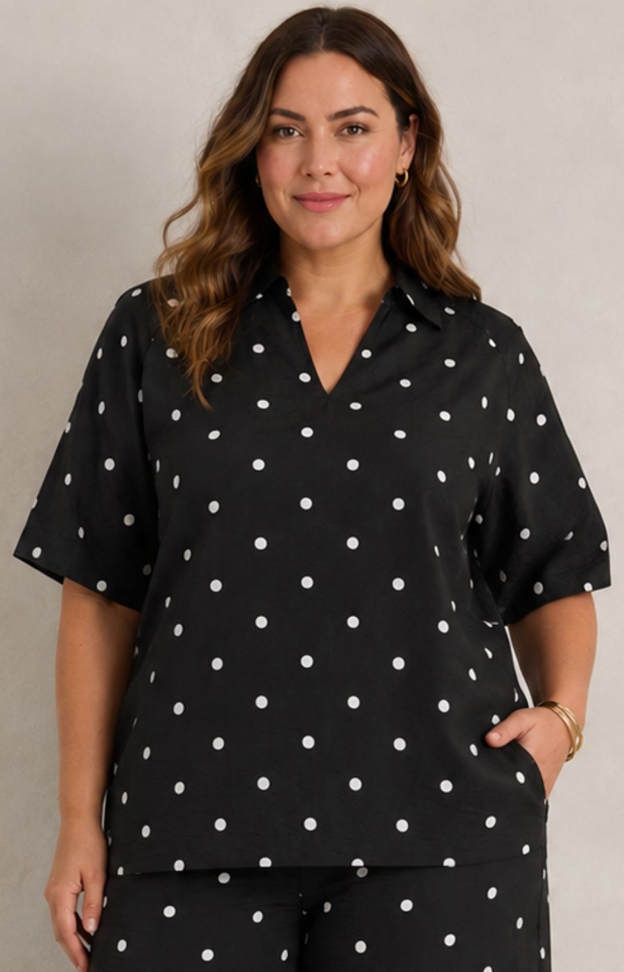 Only Carmakoma Carrie Top in Black 