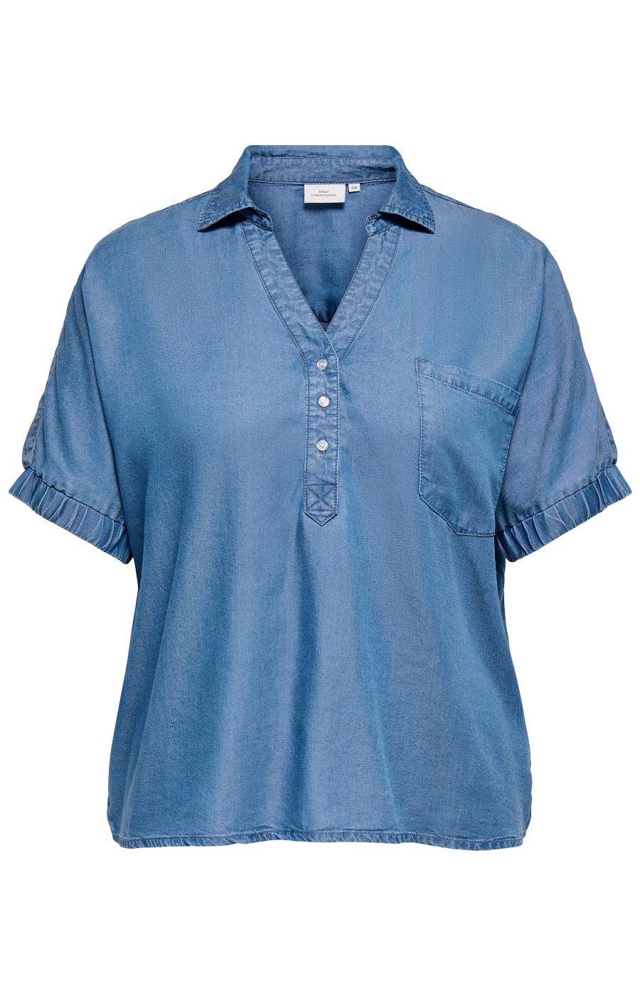 Only Carmakoma Charis Shirt in Denim 