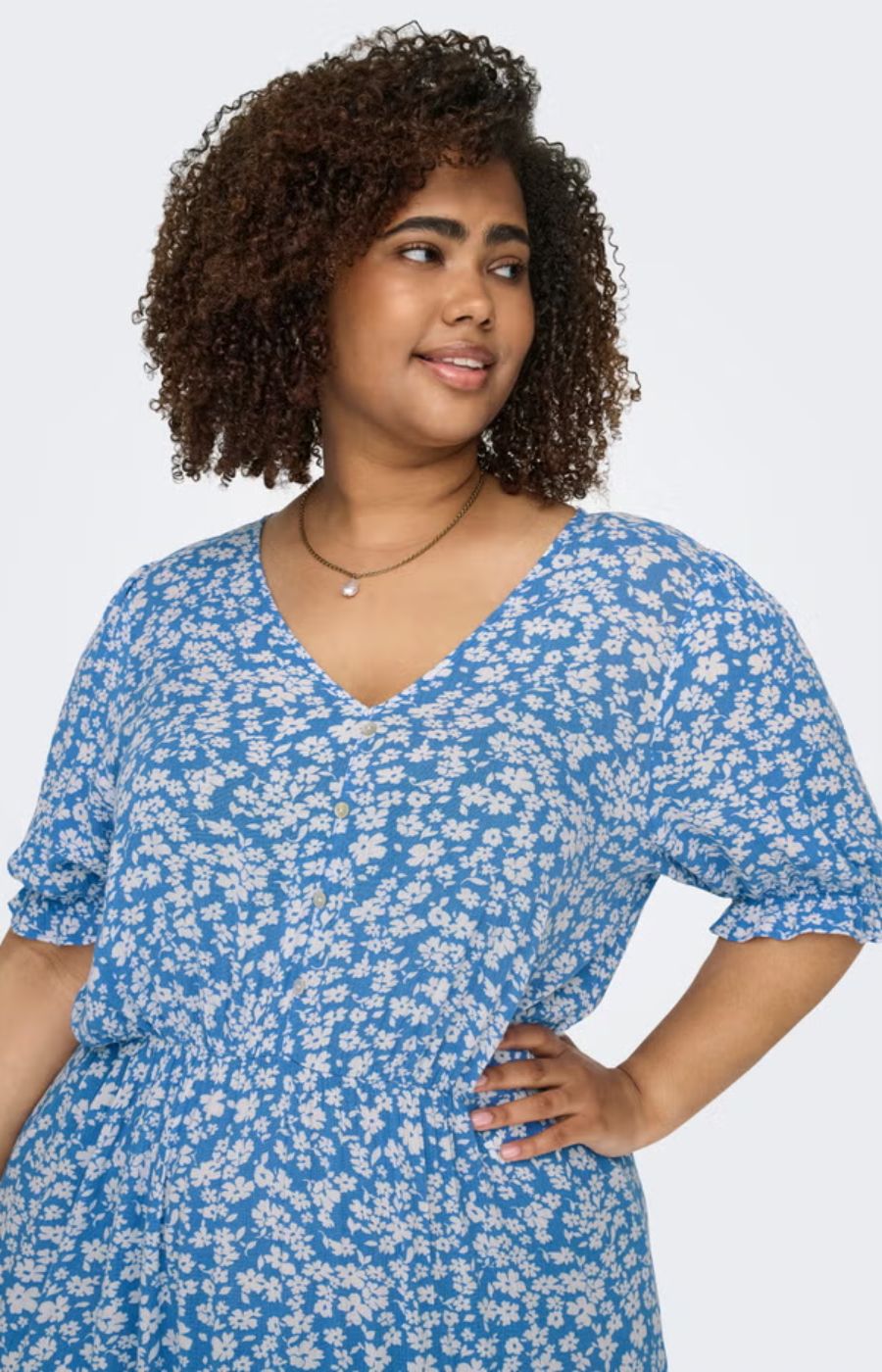 Only Carmakoma Chianti Dress in Blue 