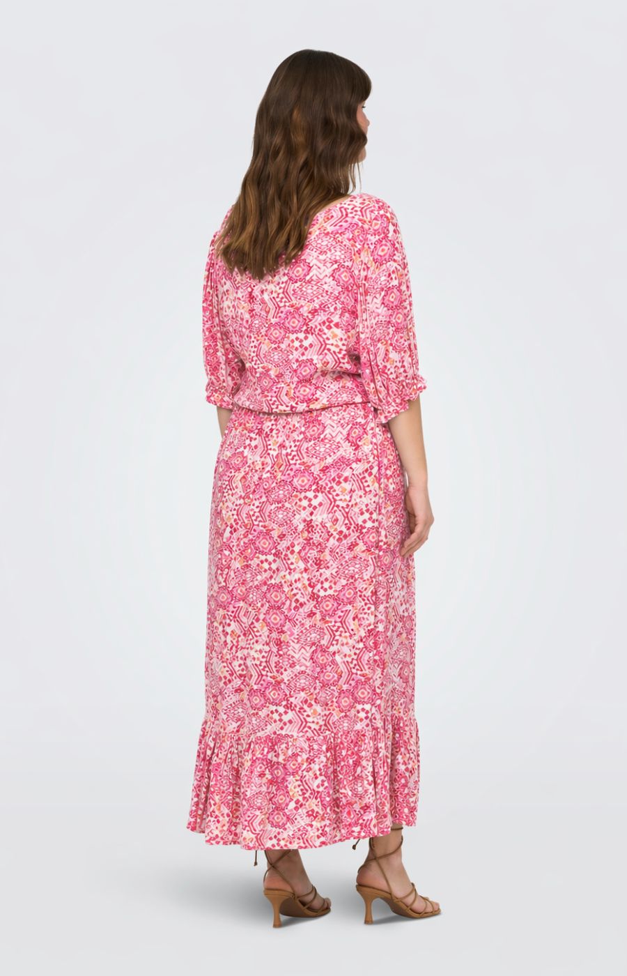 Only Carmakoma Chianti Dress in Pink 