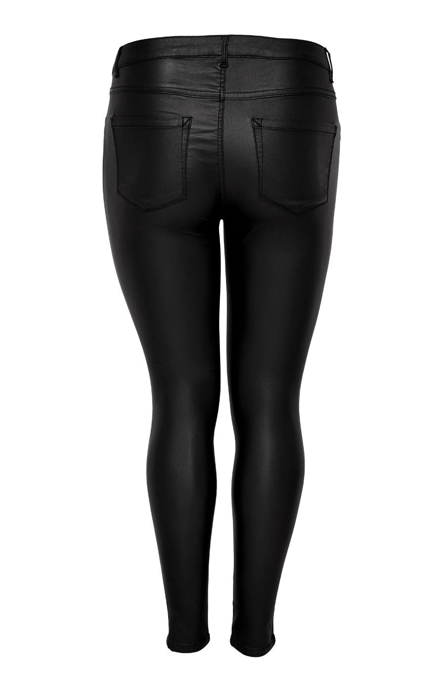 Only Carmakoma Coated Skinny Jean in Black 