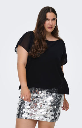 Only Carmakoma Coko Blouse in Black