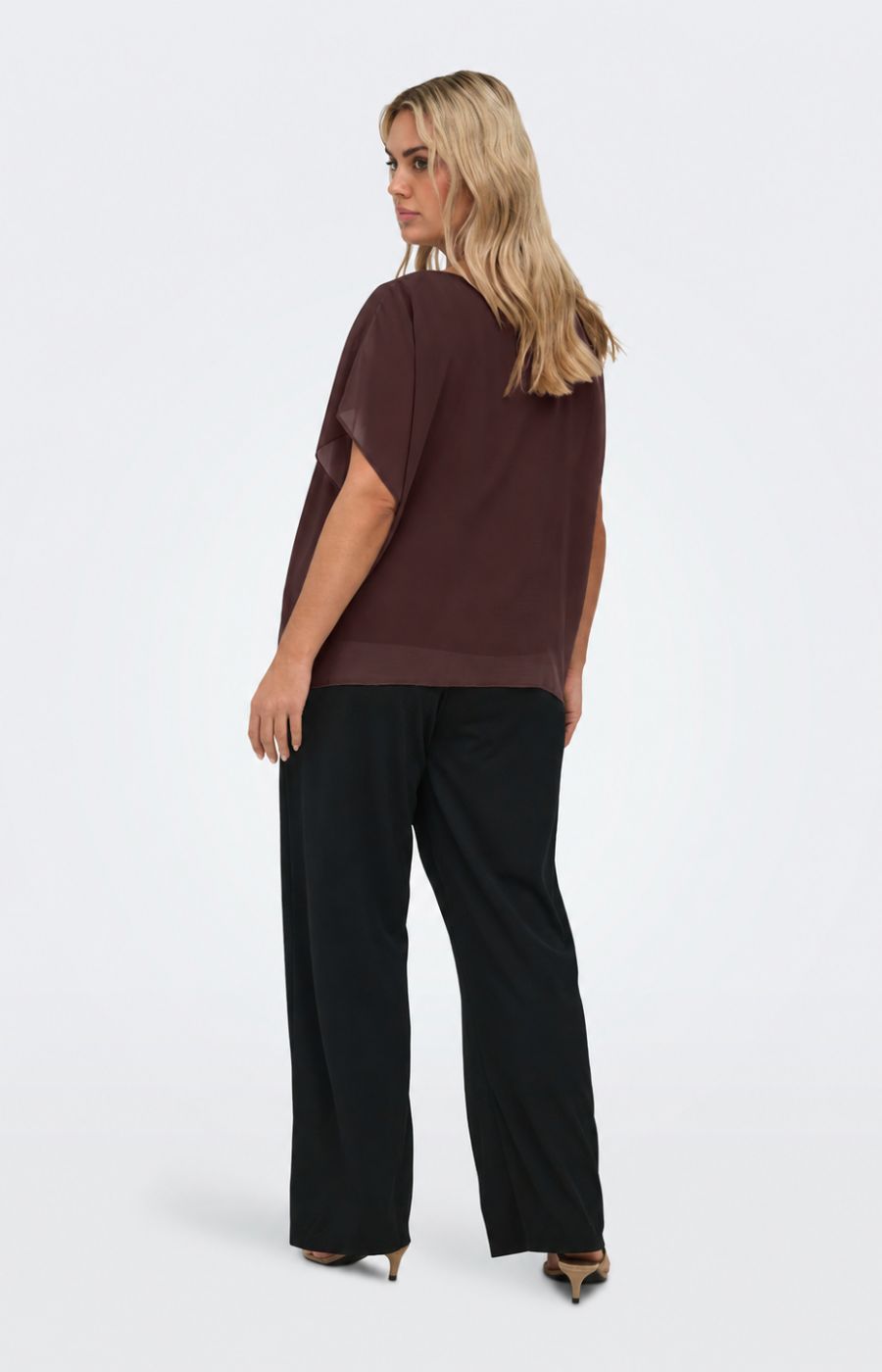Only Carmakoma Coko Blouse in Coffee Bean 