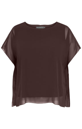 Only Carmakoma Coko Blouse in Coffee Bean 