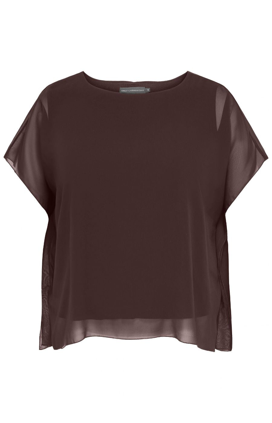 Only Carmakoma Coko Blouse in Coffee Bean 