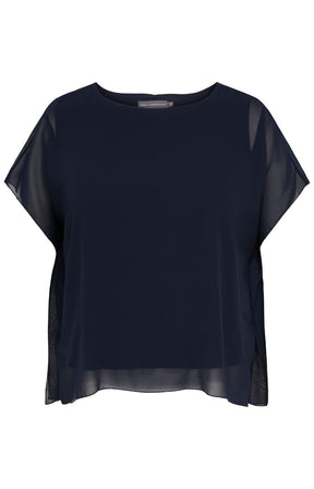 Only Carmakoma Coko Blouse in Navy