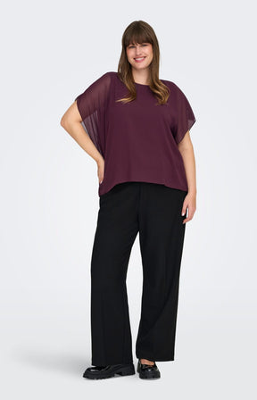 Only Carmakoma Coko Blouse in Wine