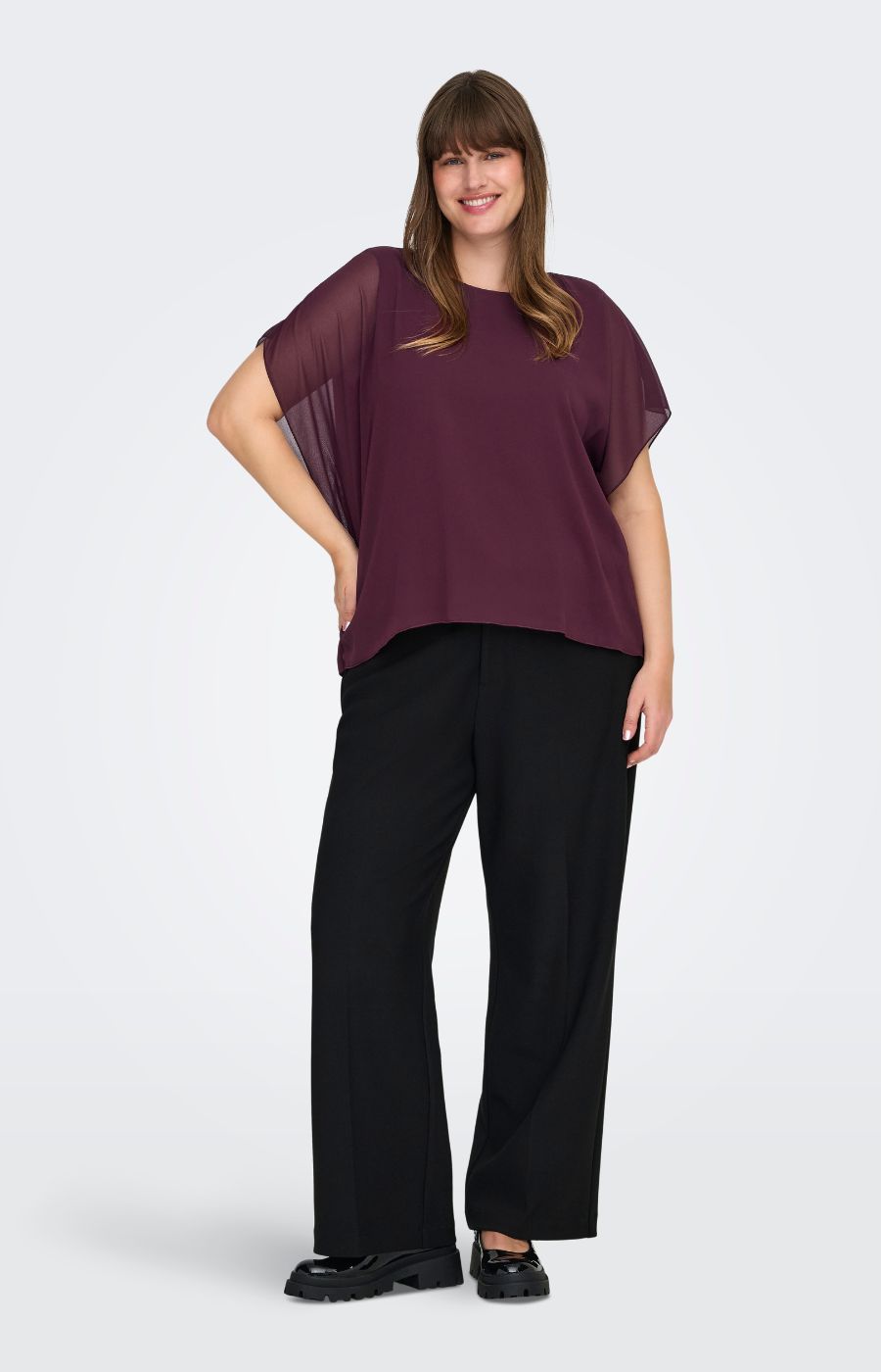 Only Carmakoma Coko Blouse in Wine