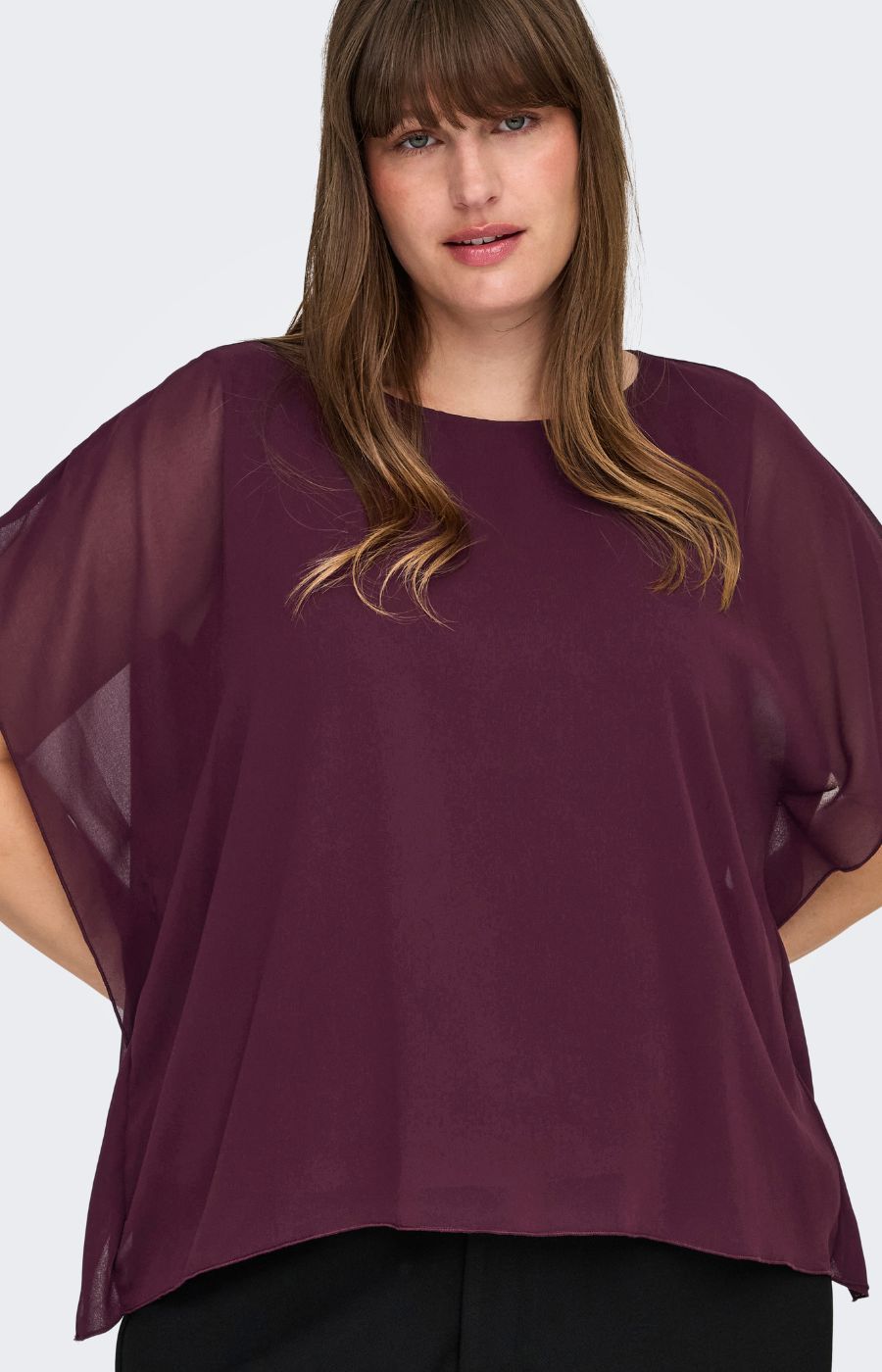 Only Carmakoma Coko Blouse in Wine