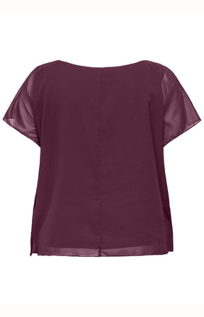 Only Carmakoma Coko Blouse in Wine