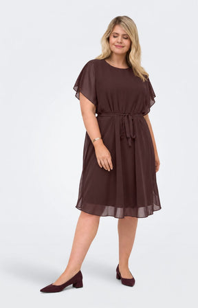 Only Carmakoma Coko Dress in Coffee Bean 