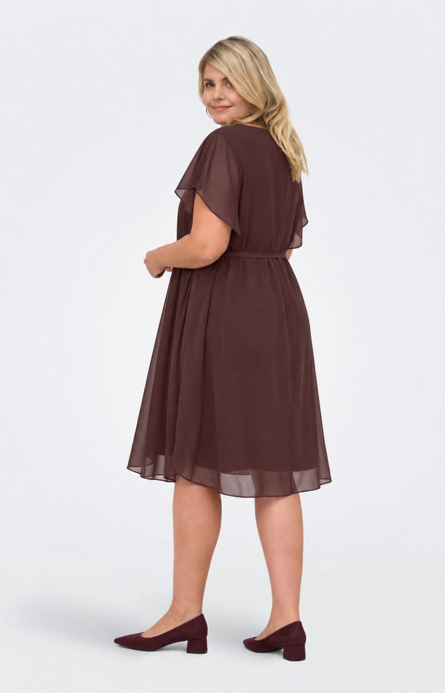 Only Carmakoma Coko Dress in Coffee Bean 