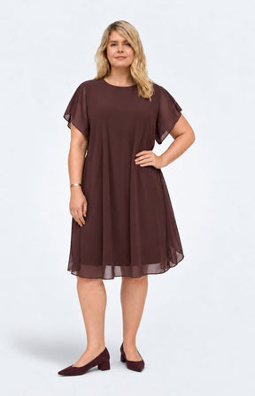 Only Carmakoma Coko Dress in Coffee Bean 