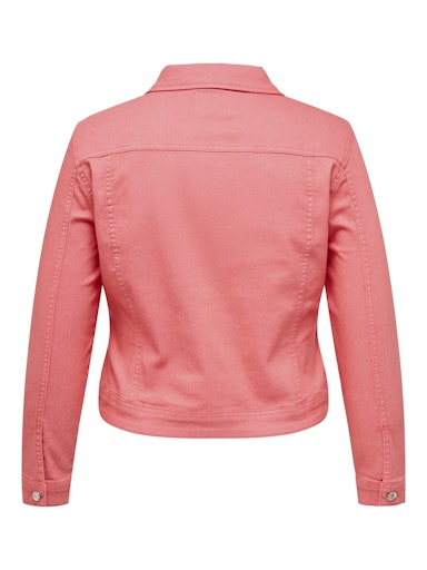 Only Carmakoma Denim Jacket in Coral