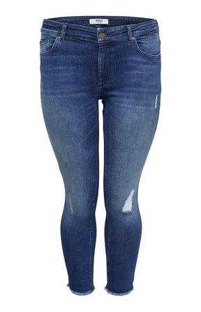 Only Carmakoma Distressed Skinny Jeans 