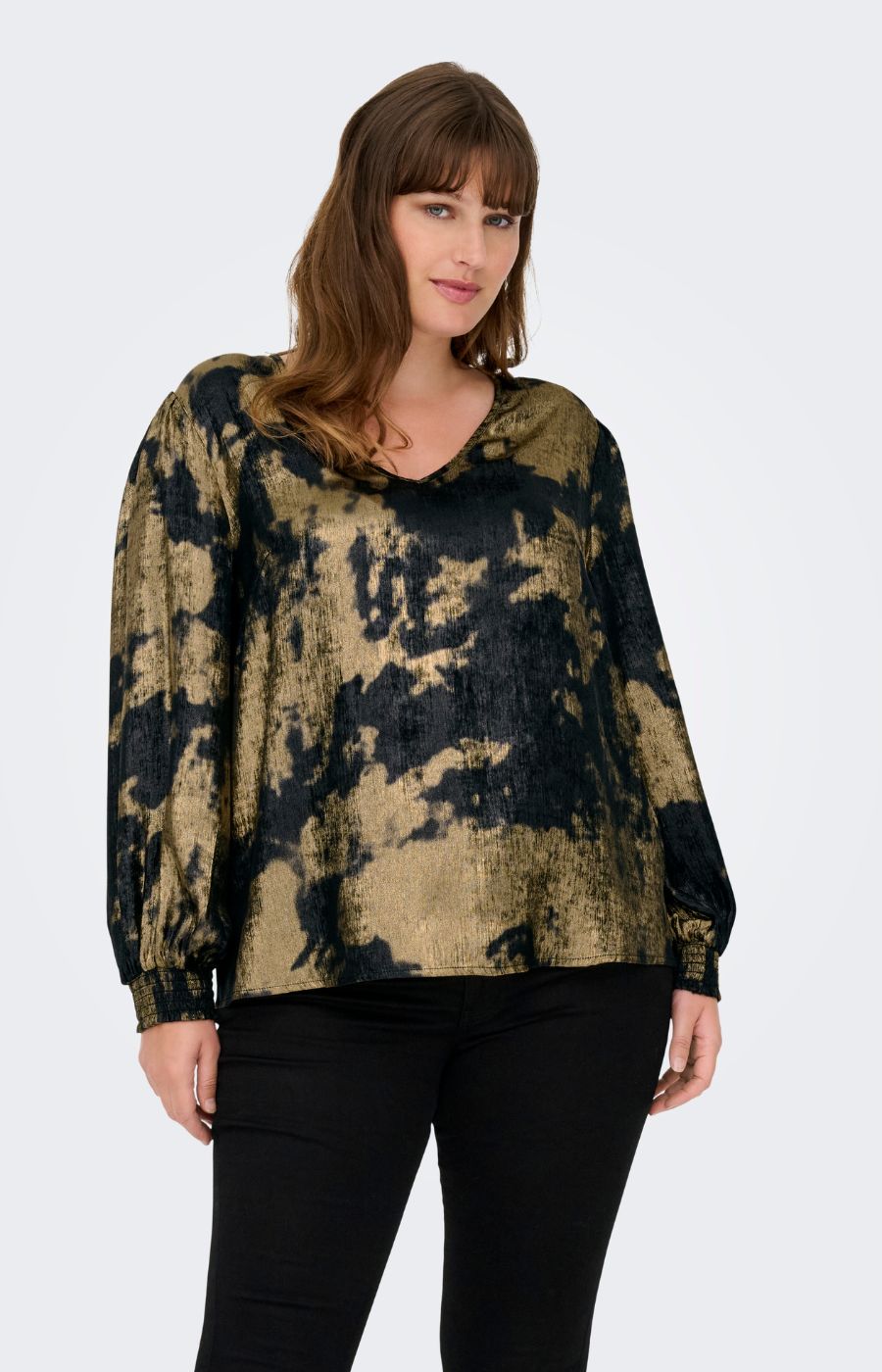 Only Carmakoma Dixie Blouse in Gold