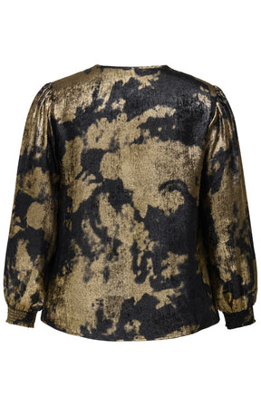 Only Carmakoma Dixie Blouse in Gold